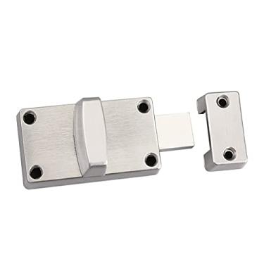 Imagem de Fechadura de porta de vaso sanitário público trava para banheiro aço inoxidável ocupado vazio fechadura fechadura de vestiário