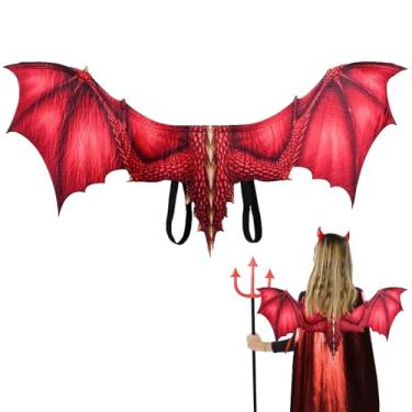 Imagem de Fantasia de dragão - Cosplay de asas | Tecido não tecido para cosplay renascentista masculino e infantil festa de carnaval