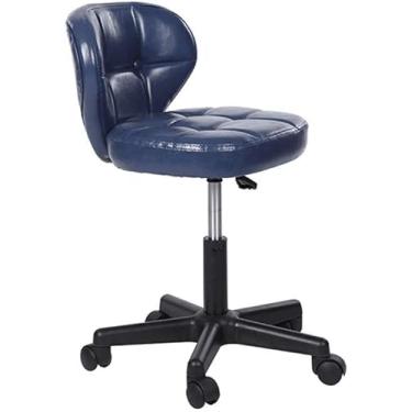 Imagem de Cadeira de jantar moderna para sala de maquiagem, cadeira de escritório, pode se mover cadeira de jantar ajustável, cafeteria, livraria, estúdio, lavabo, maquiagem, café, bar, cozinha, apoio para os