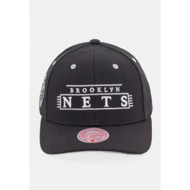 Imagem de Boné Mitchell & Ness Aba Curva Brooklyn Nets Masculino-Masculino