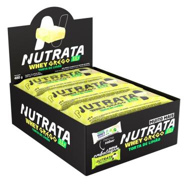 Imagem de Whey Grego Bar Torta de Limão - Nutrata 12 un.-Unissex