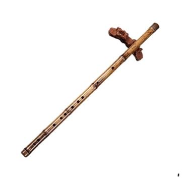 Imagem de Flauta de bambu de madeira com chave C flauta roxa flauta transversal de nível de desempenho profissional