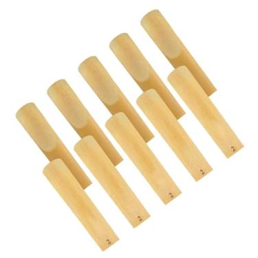 Imagem de 10 palhetas de saxofone alto força 2.0 tom quente rico para estudantes e profissionais