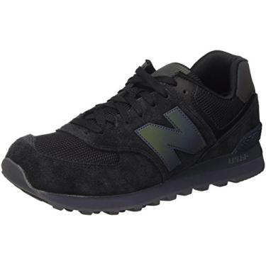 Imagem de New Balance Tênis masculino 574 V1 Urban Twilight, Preto/cinza, 12