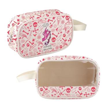 Imagem de CMNIM Presente inspirado no açougueiro I Plucked Them Delicately Like a Lady Dark Romance Bookish Gifts Blackbird Makeup Cosmetic Bag, Saco de açougueiro 251118, Bolsa de maquiagem