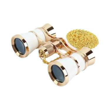 Imagem de Binóculos Retrô Femininos De Metal Com Corrente, Design Óptico De Tele