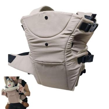Imagem de Canguru Carregador Bebe Criança Passeio Viagem Sentado Alça Ajustavel Confortavel Pratico Seguro Resistente