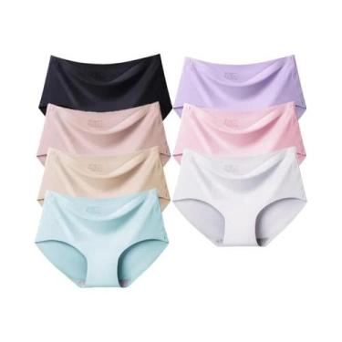 Imagem de Conjunto De 7 Calcinhas Esportivas Femininas Sem Costura E Respiráveis
