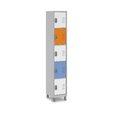 Imagem de Armário de Aço 5 Portas Pequenas para Escola COR:TRICOLOR - W3, TRICOL