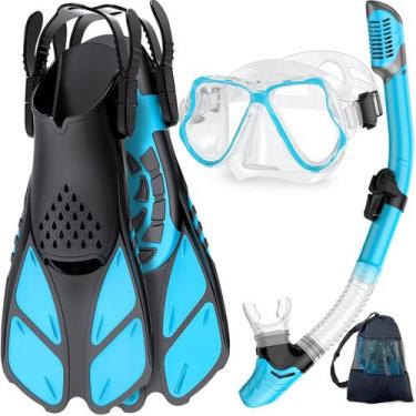 Imagem de Set de Equipamiento para Snorkel Zenoplige: Máscara, Aletas y Tubo Res