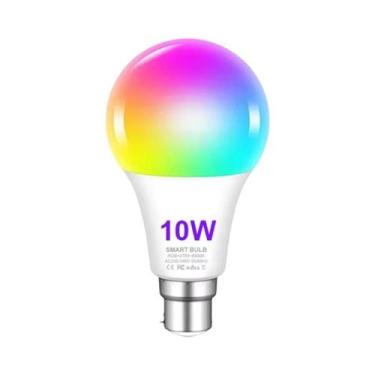 Imagem de Lâmpada LED Inteligente B22 Tuya Bluetooth Com Mudança De Cor, Reguláv