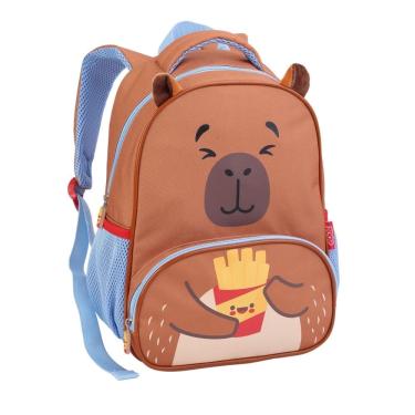 Imagem de Mochila  De Costa Capivara Creche Meninos Infantil