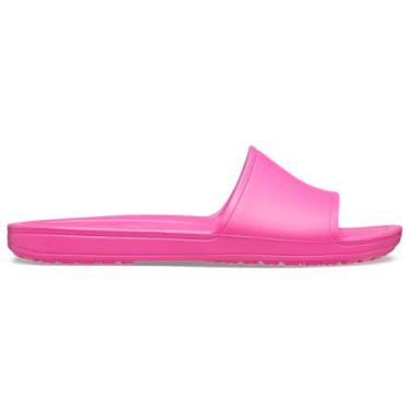 Imagem de Crocs Sandálias femininas Kadee Slides, femininas, Rosa elétrico, 11