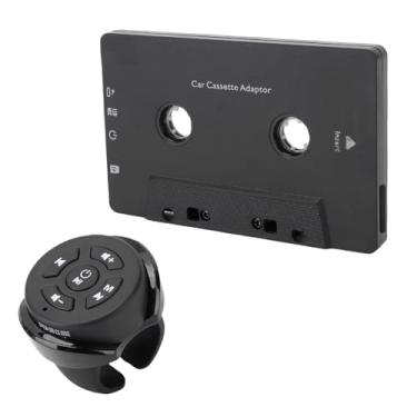Imagem de Zopsc Receptor de Cassete de Carro Sem Fio, Adaptador de Tocador de Fita Bluetooth 5.4 Com Chamada Viva-voz, Controle Remoto de Volante, Suporte para Cartão de Memória