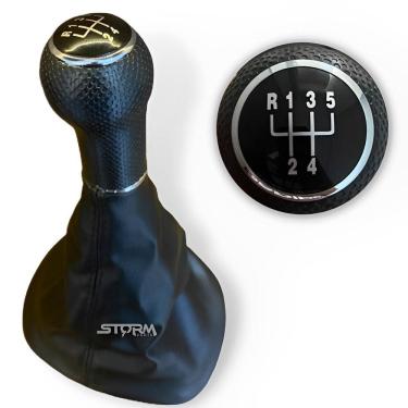 Imagem de Manopla Cambio Bola Coifa Marcha Golf Jetta Audi A3 Manual