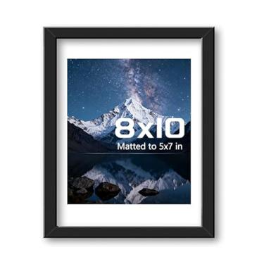 Imagem de VASHOP Molduras pretas de 20,3 x 25,4 cm foscas para parede e mesa de 12,77 x 17,8 cm para pôster de filme, revista, retrato de foto de família