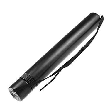 Imagem de Tubo Porta-Caixa de Arco Telescópico com Cinto Ombro Ajustável Construção em Plástico Alto para Durabilidade Armazenamento e Transporte Fácil Flechas