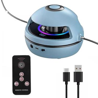 Imagem de Máquina De Pular Corda Automática Musical P/Multijogadores Adequado Para Interação Entre Pais e Filhos Crianças E Adultos (Azul)