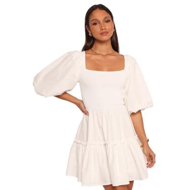 Imagem de Petal & Pup Mini vestido feminino Meredith branco, Branco, PP