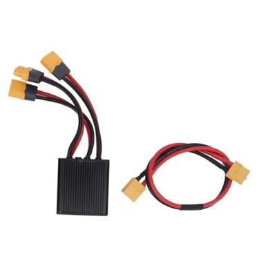 Imagem de Alomejor Conversor de Descarga de Bateria Dupla, 20V-72V 20A Alumínio de Alumínio Dual Bateria Paralela Módulo para Bicicletas Extensão de Scooters de Scooters