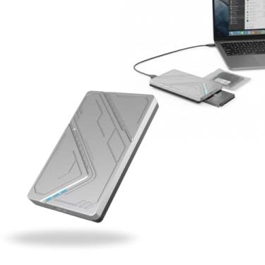 Imagem de Case Gabinete Externo para HD 2.5 Polegadas, USB 3.0 SATA, 5 Gbps, DN-K800, com Cabo USB e Estojo