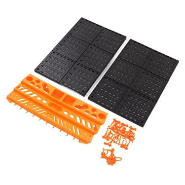 Imagem de Acouto Pegboard Montado na Parede Pegboard ABS Multifuncional 15KG Capacidade de Rolamento de Ferramentas de Armazenamento de Garagem