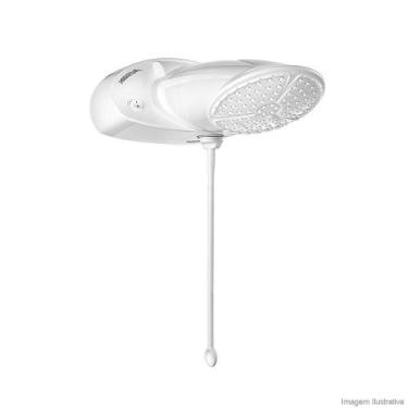 Imagem de Ducha Top Jet Turbo Eletrônica Lorenzetti Branco 220V , Branco, 7500W,