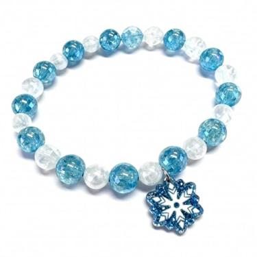 Imagem de Pulseiras de unicórnio com contas arco-íris para crianças, adolescentes, lembrancinhas de festa para meninas, One Size, Cristal, Sem Pedra Preciosa