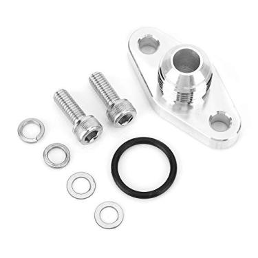 Imagem de Adaptador de flange de retorno de drenagem de óleo, retorno de óleo turbo do motor automotivo 8AN flange de drenagem 1,5 pol apto para Garrett GT15 GT17 IHI RHF4 TD04