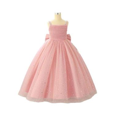 Imagem de Vestido De Festa De Princesa Com Lantejoulas E Tule Para Meninas, Verã