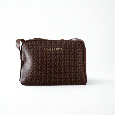 Imagem de Bolsa feminina transversal pequena Pavão de Ouro-Feminino