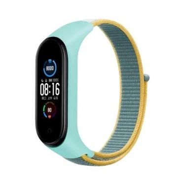 Imagem de Pulseira De Nylon Respirável Para Xiaomi Mi Band 7 6 5 4 3 8, Pulseira