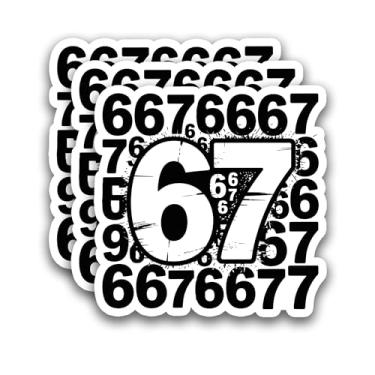 Imagem de 67 adesivos de meme (67 texturas repetitivas)