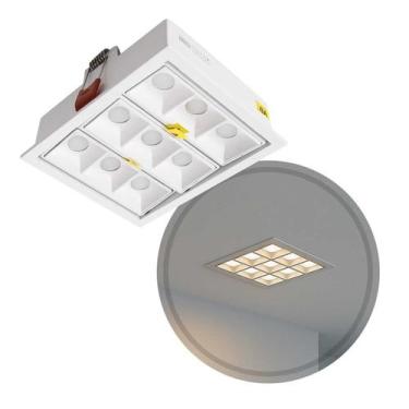 Imagem de Spot LED Embutir Picco Branco 21W 2700K Focos Orientáveis 4584 ST3228 