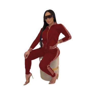 Imagem de Conjunto de Terno Casual com Impressão - Estilo Moderno 2024, BR-G, Ve