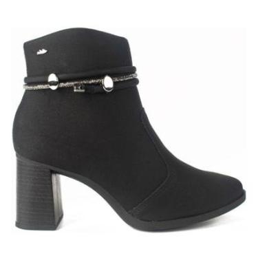 Imagem de Bota Dakota De Cano Curto Em Couro G9901 Destalhes Em Strass-Feminino