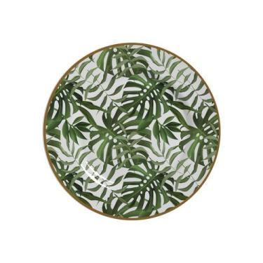 Imagem de Conjunto com 6 Pratos de Sobremesa Amazônia Ø21cm - Alleanza Cerâmica