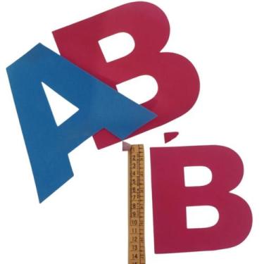 Imagem de Alfabeto letras eva 13cm completo - FABRICAÇÃO PROPRIA