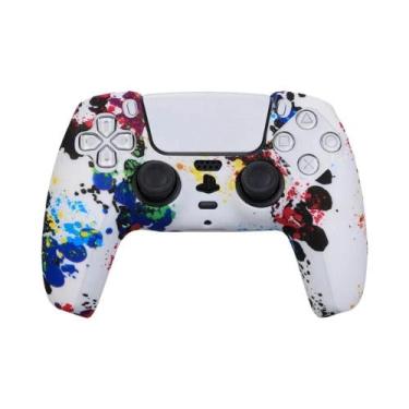Imagem de Capa Protetora De Silicone Para Controle PS5 Com Grips Antiderrapantes