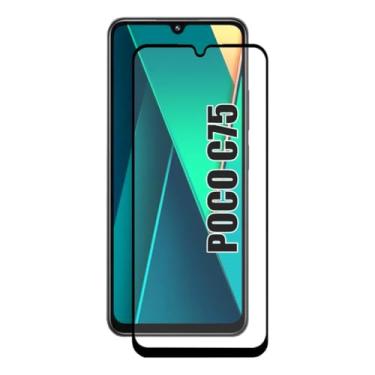 Imagem de [GL CASES] Película Para Poco C75 Vidro Temperado Anti Impacto Risco 3D 9H Pelicula Xiaomi Poco C75 Protetor De Tela Com Cobertura Total + Kit De Limpeza