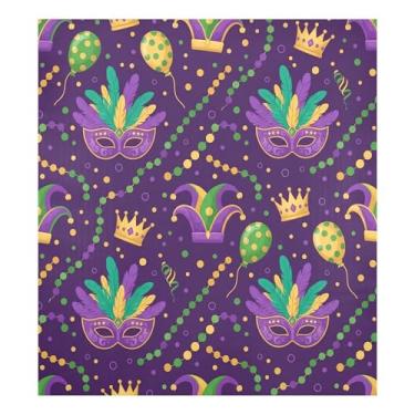 Imagem de Blueangle Máscara de carnaval para máquina de lavar louça, capa frontal para lava-louças, adesivos de eletrodomésticos, adesivos de eletrodomésticos, adesivo magnético decorativo de 58,4 cm C x 66 cm