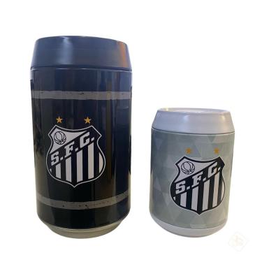 Imagem de Jogo de Porta Moedas Com 2 Latas Santos SFC- Mileno