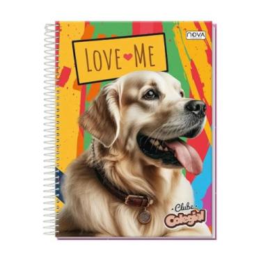 Imagem de Caderno Universitário 240 Folhas Espiral Capa Dura Capa Animal Pets Cute (Cachorro/Gato) – Espiral – Linha Escolar – Anotações, Escola, Faculdade e Escritório (Linha Premium). (Cachorro 4)