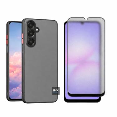 Imagem de Capa Capinha Case Premium para Samsung Galaxy A17 Anti Impacto Fosca Preta Translúcida com Proteção de Câmera (CAPA + PELÍCULA FOSCA)