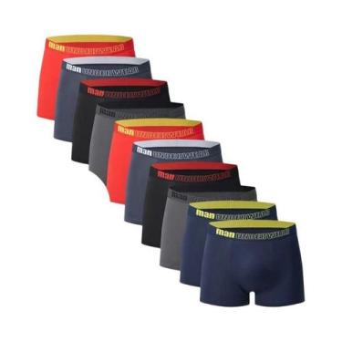 Imagem de Shorts Boxer Confortáveis Para Homens Em Tamanhos Grandes, Estampados,