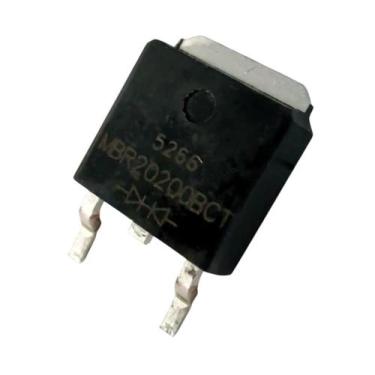 Imagem de 5 peças diodo mbr20200bct to263 d2pak smd hbr20200 20a 200v - ORIGINAL