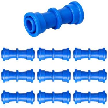 Imagem de Kit 10 União de 16mm para Mangueira Gotejadora com Anilhas - Agrojet