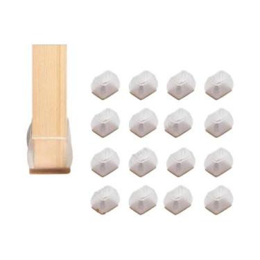 Imagem de 16 Peças De Protetores De Silicone Antiderrapantes Para Pés De Móveis,