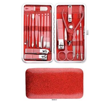 Imagem de THJKUPO Conjunto de unhas coloridas super brilhantes para reparo e aprimoramento de unhas, 21 peças