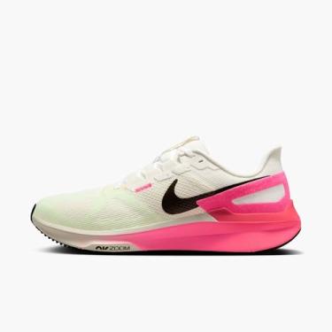 Imagem de Nike Tênis de corrida masculino Structure 25 (IB7451-100, Sail/Hyper Pink/Crimson brilhante/sequóia), Vela/Hyper Pink/Crimson brilhante/sequoia, 11.5